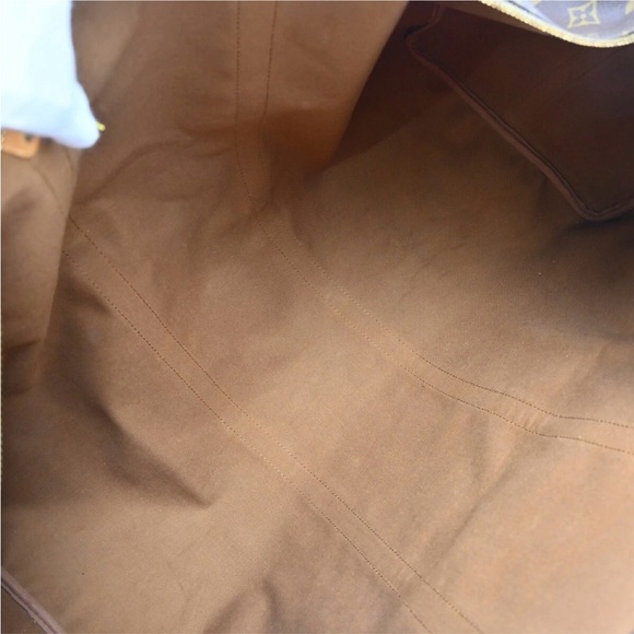 Louis Vuitton Monogram Keepall Bandouliere 60 with Vachetta Leather - Picture 6 of 9